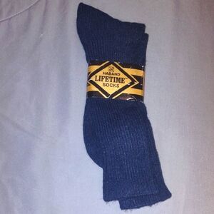 Haband Men's Navy Lifetime Socks
